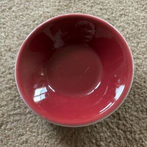 Jackson China Small 4 1/8” Red Airbrushed Bowl